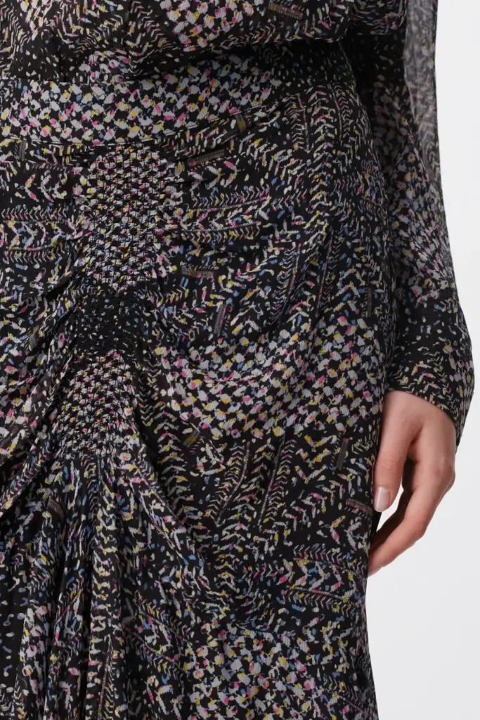 Lala Berlin Skirt Suna viscose heritage star black Online