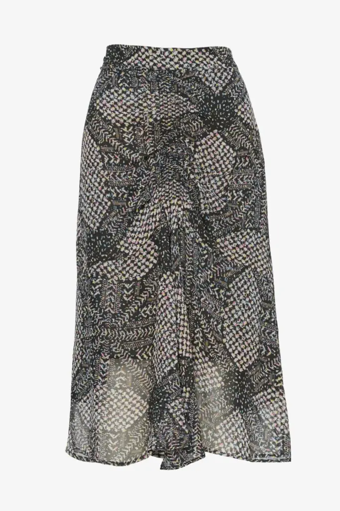 Lala Berlin Skirt Suna viscose heritage star black Online