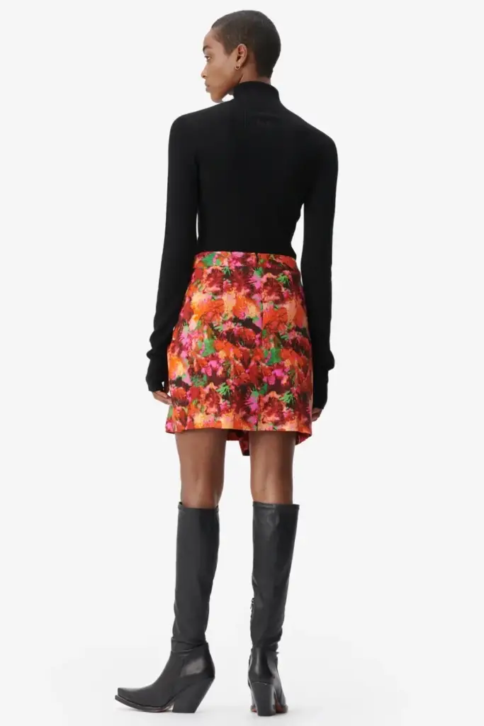 Lala Berlin Skirt Solea viscose shibori flower Outlet