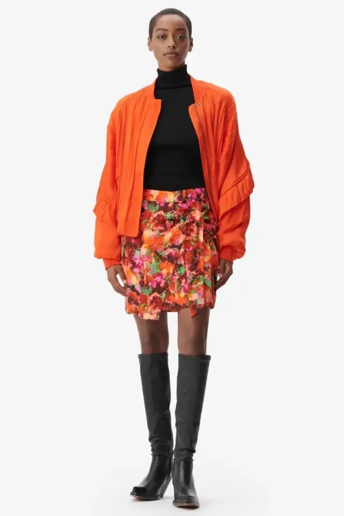 Lala Berlin Skirt Solea viscose shibori flower Outlet
