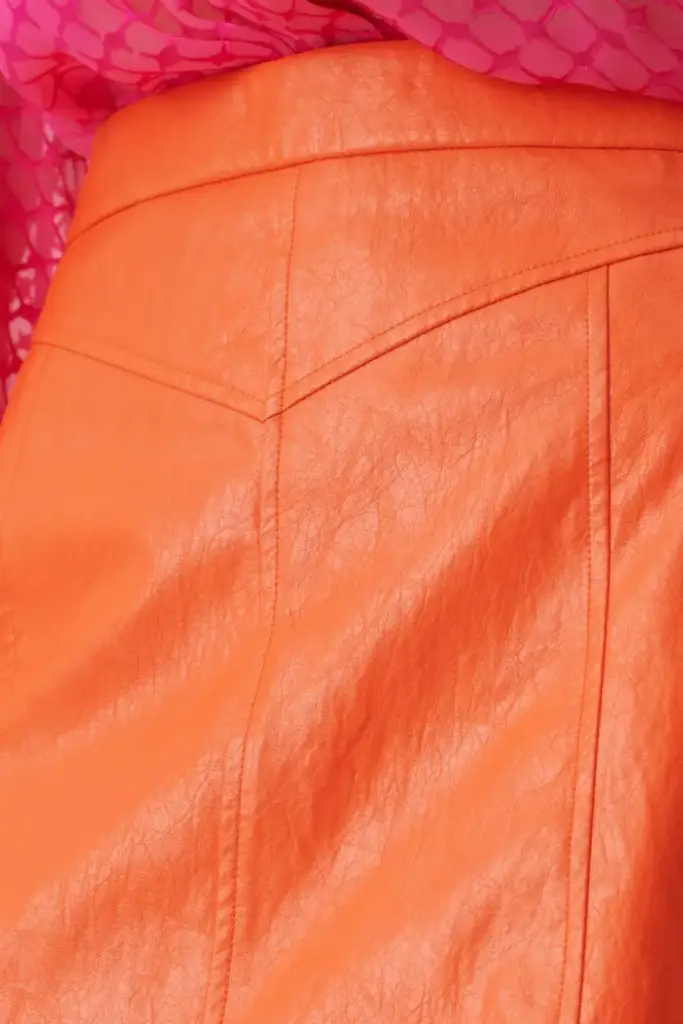 Lala Berlin Skirt Skyla viscose mix paprika Auslauf
