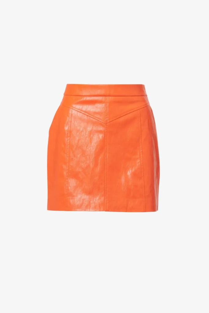 Lala Berlin Skirt Skyla viscose mix paprika Auslauf
