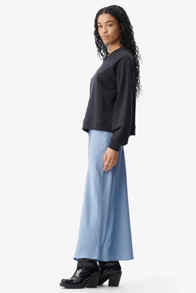 Lala Berlin Skirt Sasai viscose mix faded denim Angebote