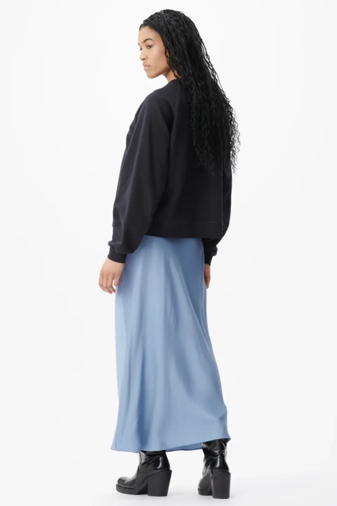 Lala Berlin Skirt Sasai viscose mix faded denim Angebote