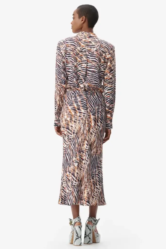 Lala Berlin Skirt Sasa viscose zebra shibori im Angebot