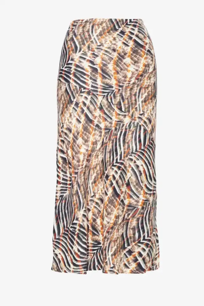 Lala Berlin Skirt Sasa viscose zebra shibori im Angebot