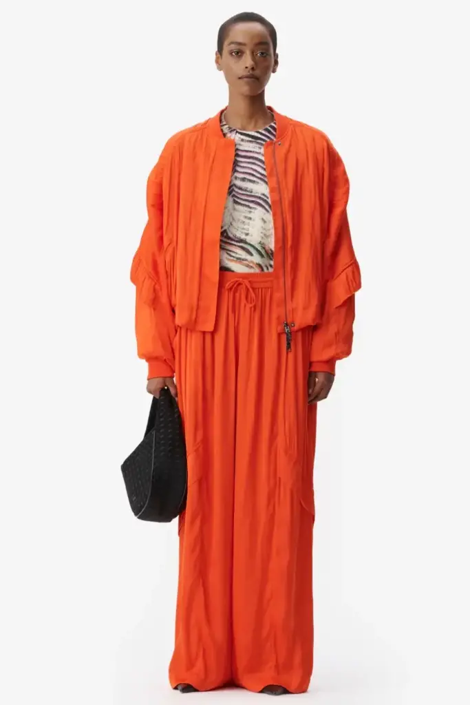 Lala Berlin Pants Perre polyester mix paprika Meist gekauft