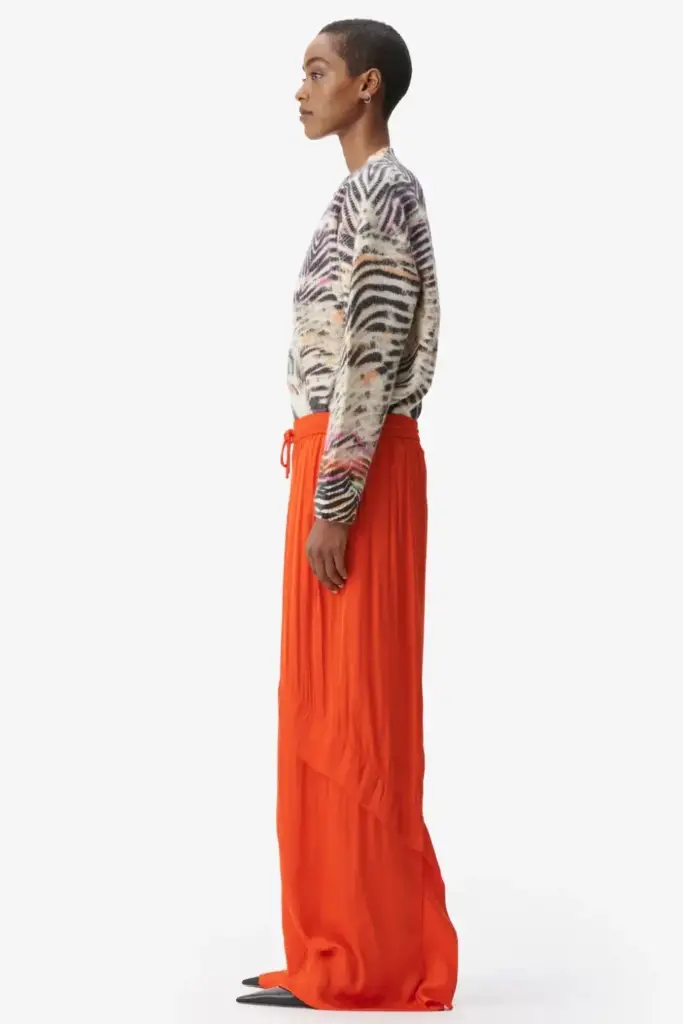 Lala Berlin Pants Perre polyester mix paprika Meist gekauft