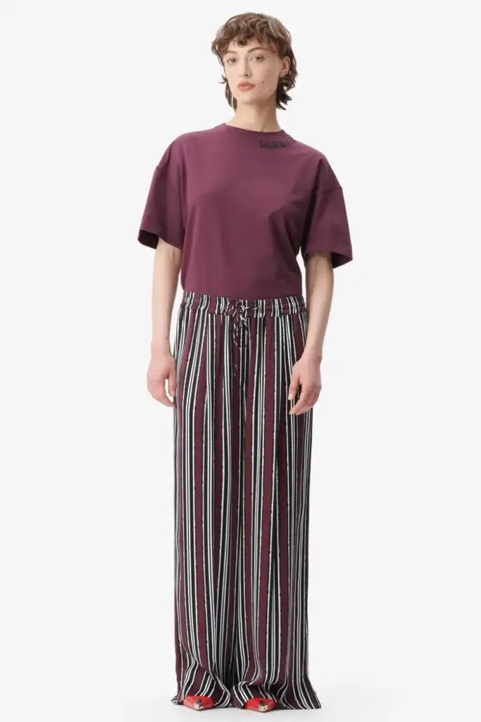 Lala Berlin Pants Perlo viscose shibori stripe Blitzverkäufe