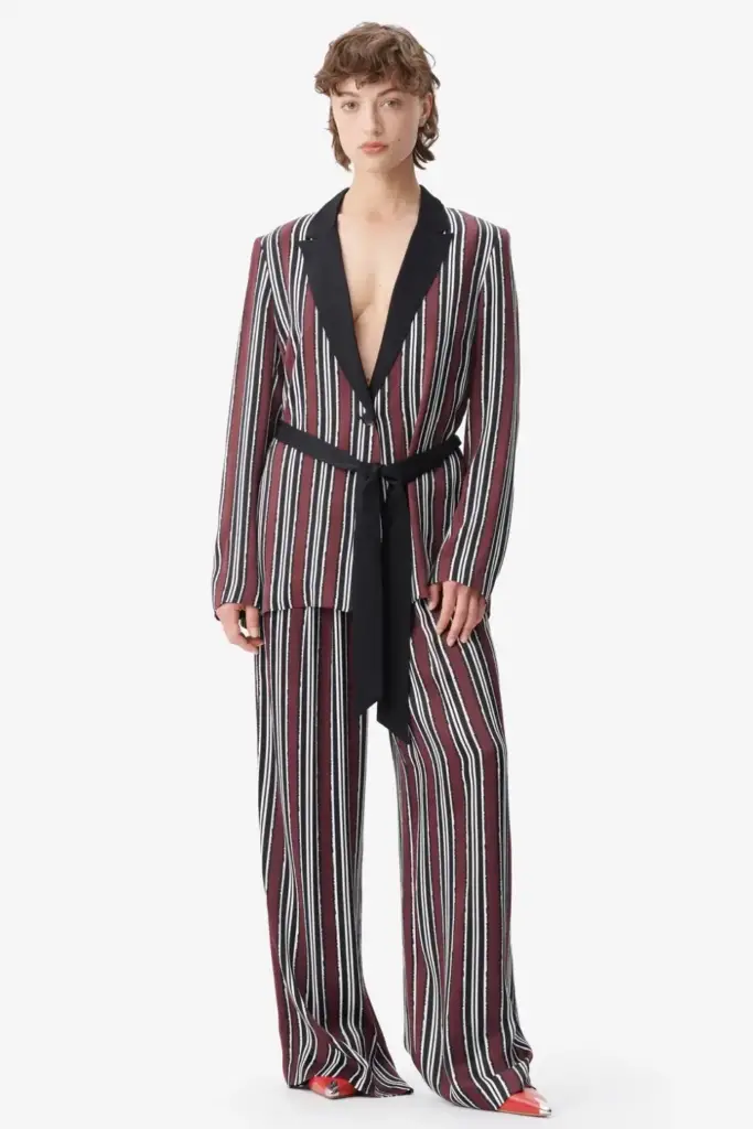 Lala Berlin Pants Perlo viscose shibori stripe Blitzverkäufe