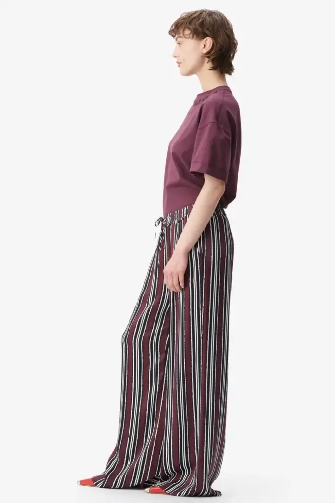 Lala Berlin Pants Perlo viscose shibori stripe Blitzverkäufe