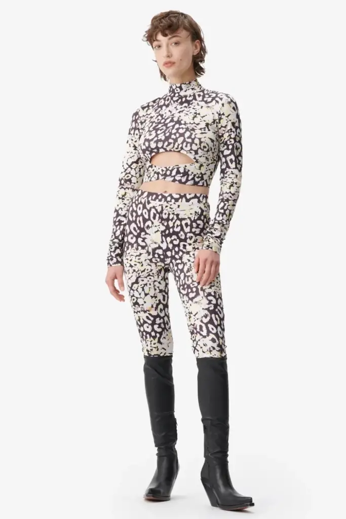 Lala Berlin Longsleeve Issay polyester mix floral leo Versandkostenfrei