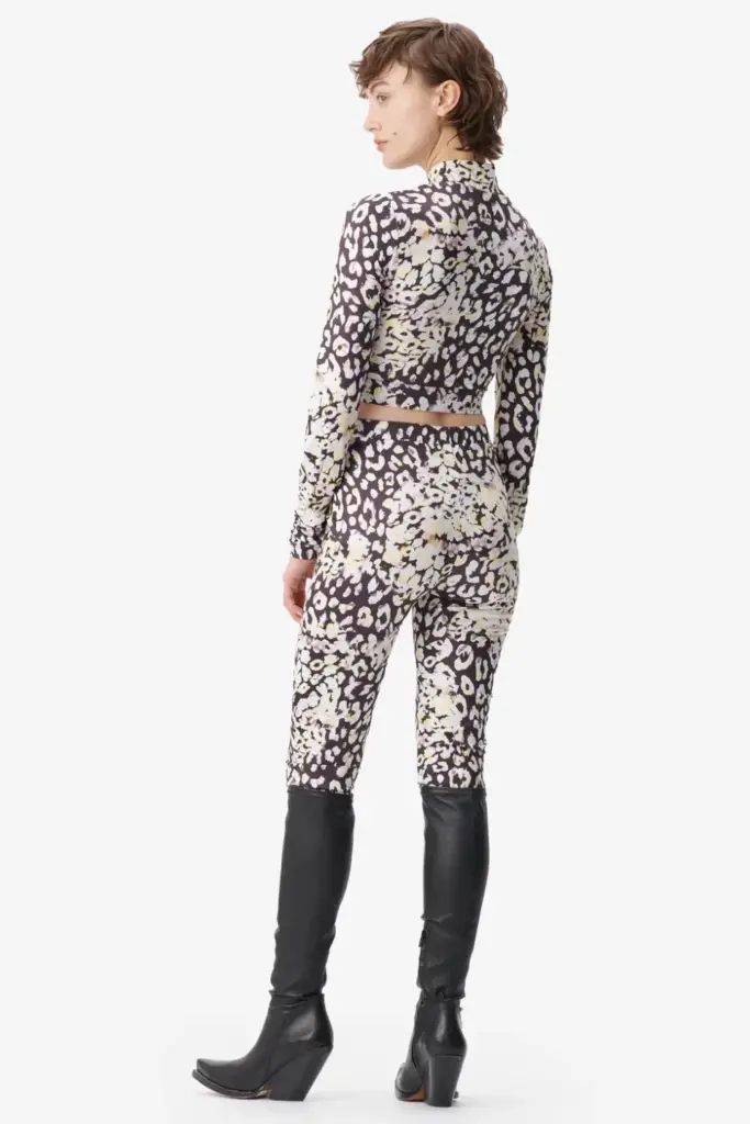 Lala Berlin Longsleeve Issay polyester mix floral leo Versandkostenfrei