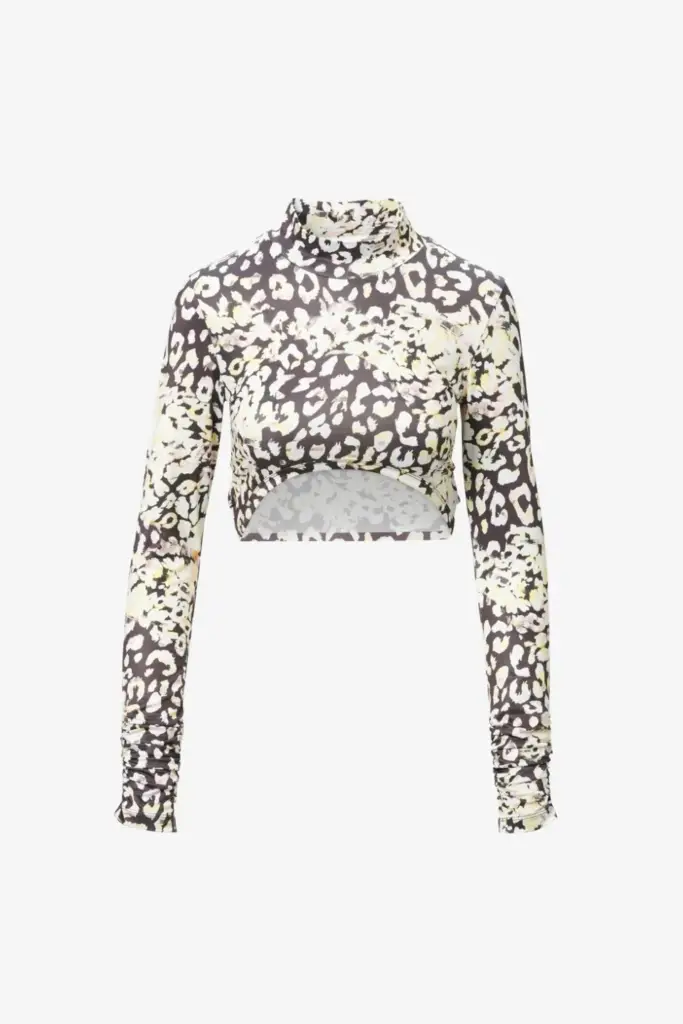 Lala Berlin Longsleeve Issay polyester mix floral leo Versandkostenfrei