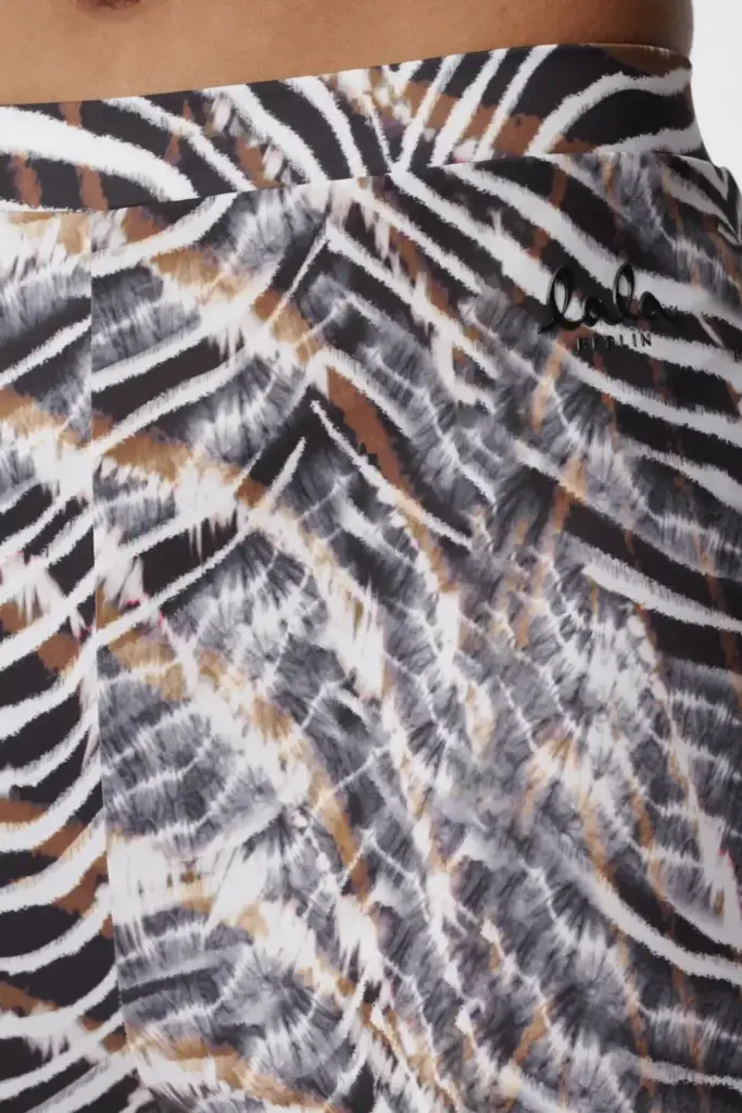 Lala Berlin Legging Leonie polyester mix dark zebra shibori Großer Ausverkauf