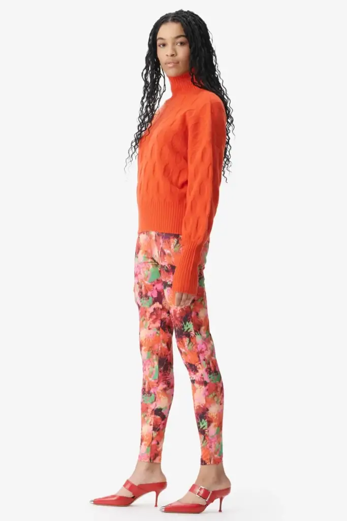 Lala Berlin Legging Leonie polyester mix shibori flower Flash Sale