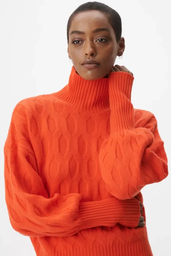Lala Berlin Jumper Kaito wool mix paprika Saisonschlussverkauf