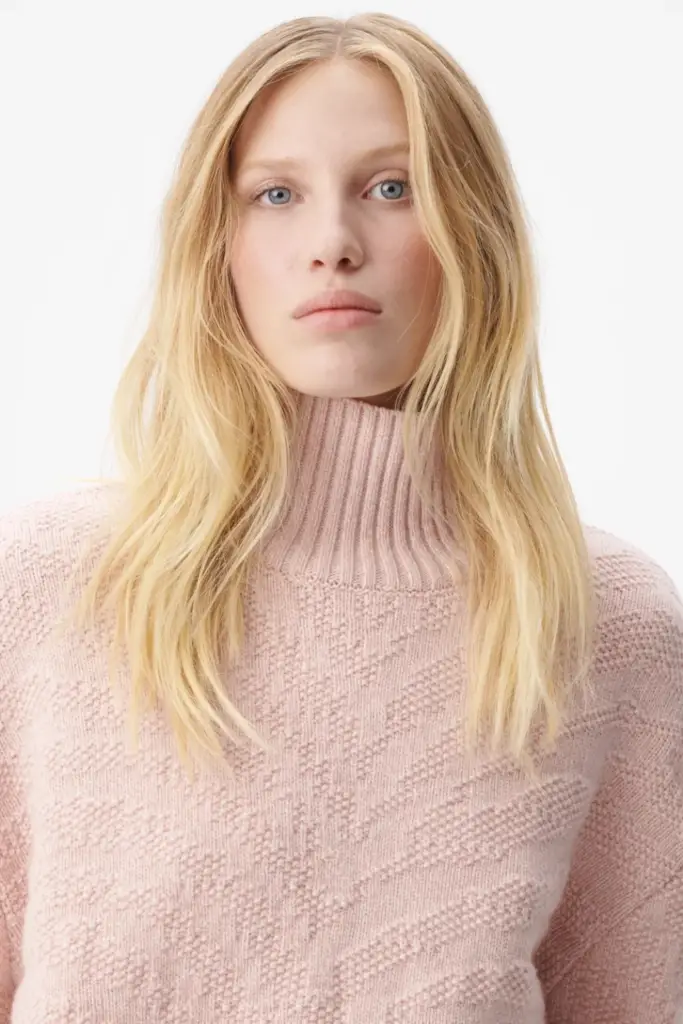 Lala Berlin Jumper Kaariyna wool mouline rosewater Black Friday