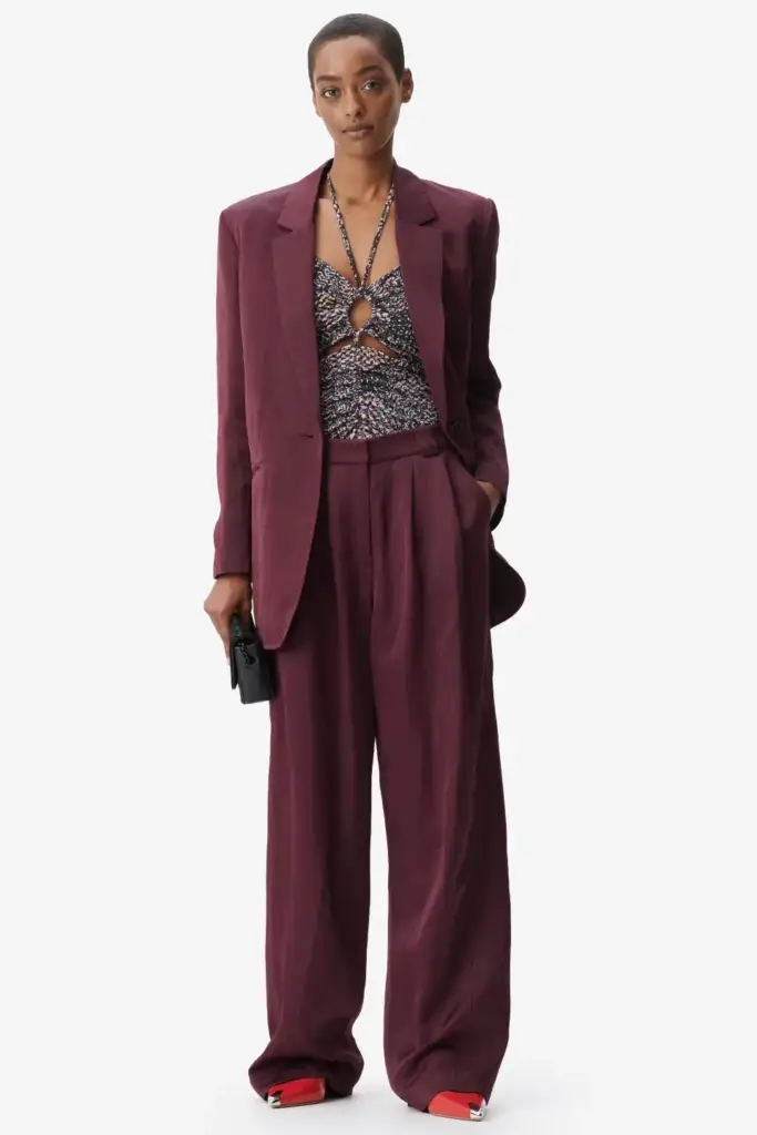 Lala Berlin Jacket Jupi viscose/linen blend fudge Cyber Monday