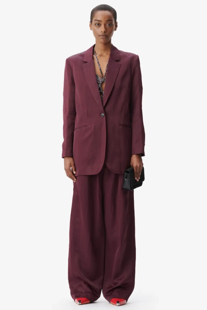 Lala Berlin Jacket Jupi viscose/linen blend fudge Cyber Monday