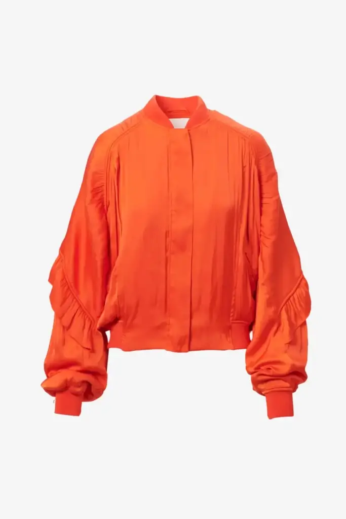 Lala Berlin Jacket Jordi polyester mix paprika Osterangebot