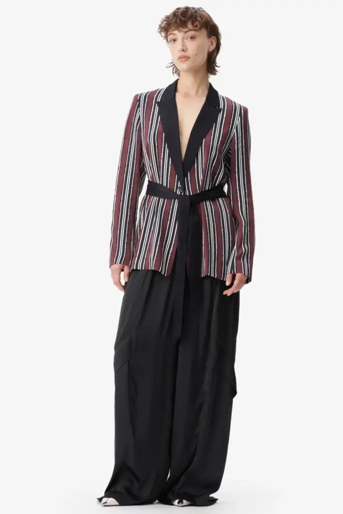 Lala Berlin Jacket Jella viscose shibori stripe Muttertagsangebot
