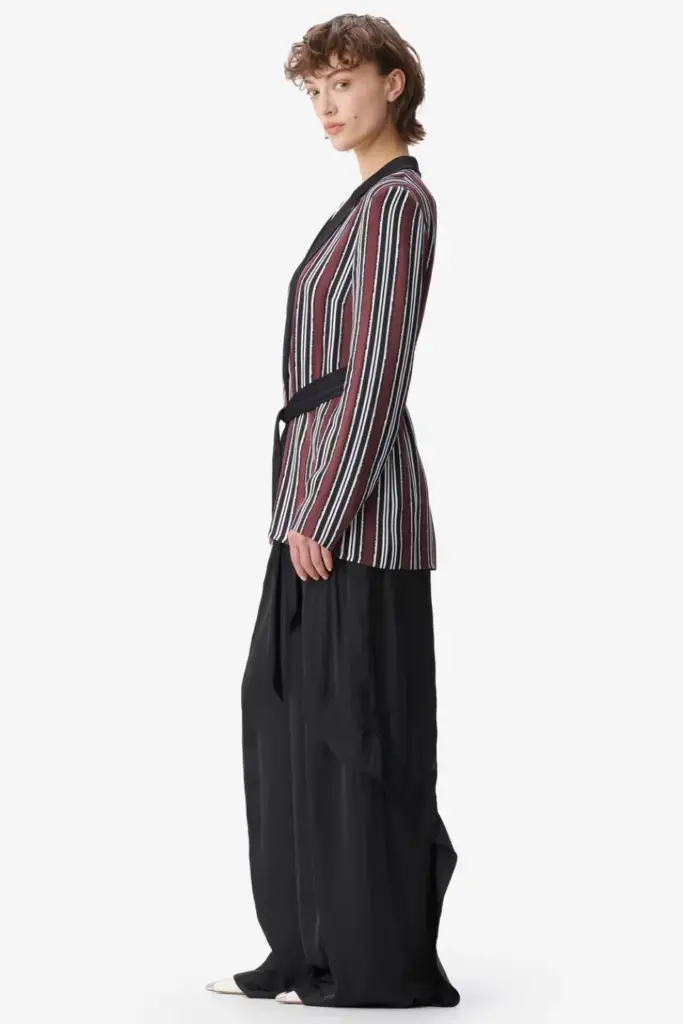 Lala Berlin Jacket Jella viscose shibori stripe Muttertagsangebot