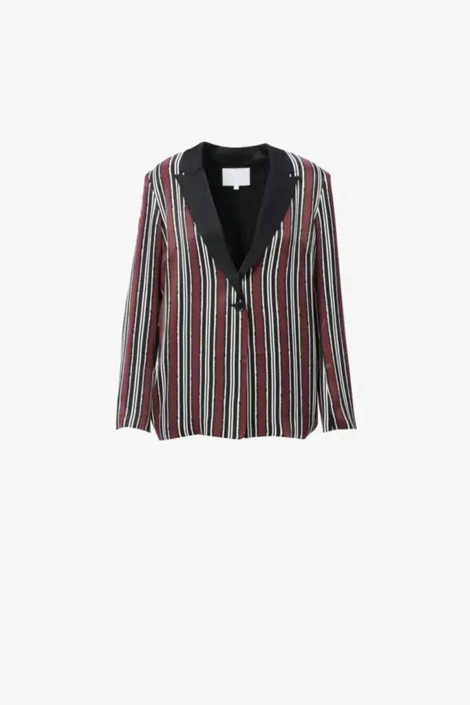 Lala Berlin Jacket Jella viscose shibori stripe Muttertagsangebot