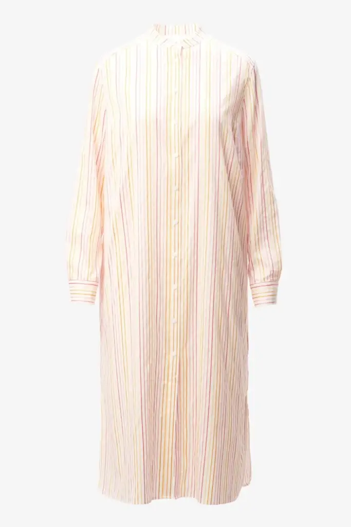 Lala Berlin Dress Dune cotton mix multicolor stripe Jubiläumsangebot