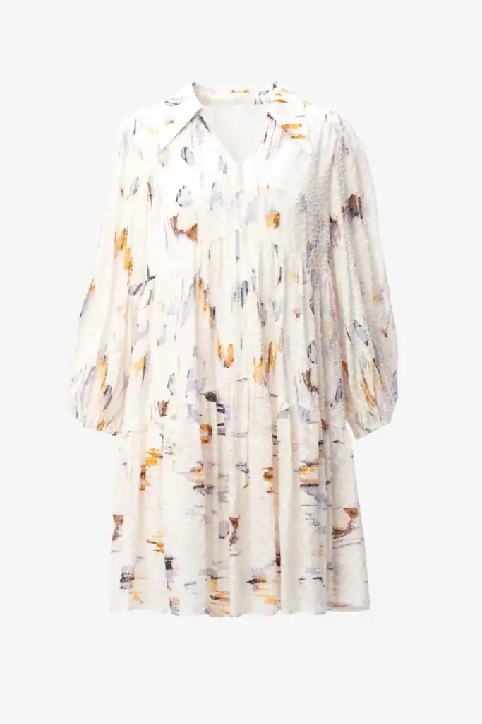 Lala Berlin Dress Dille viscose floral fountain pink Exklusive Angebote
