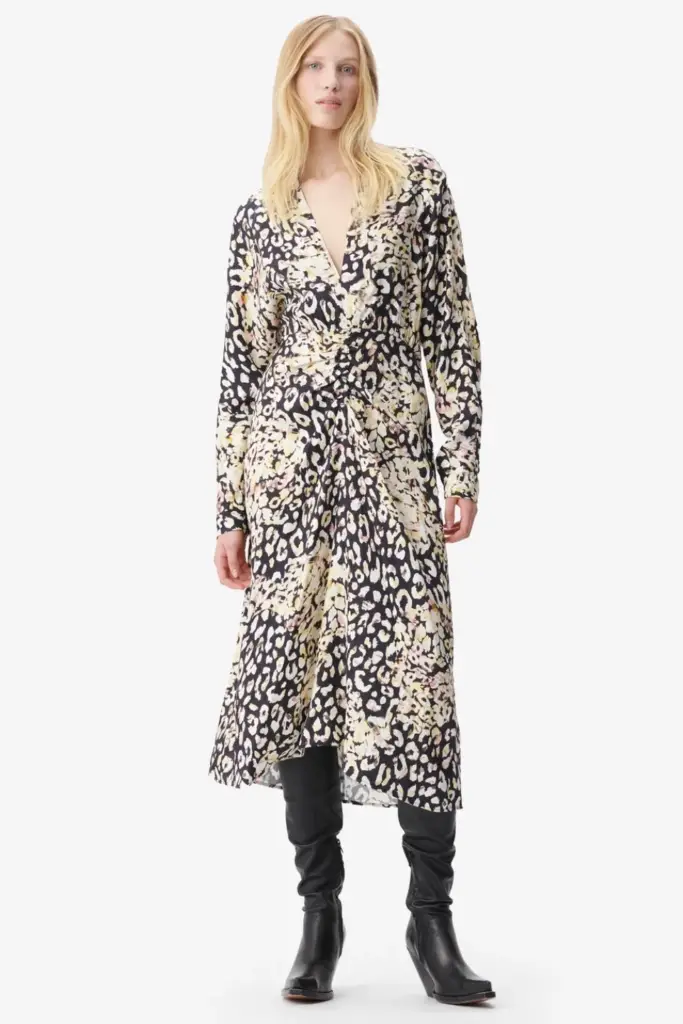 Lala Berlin Dress Diala viscose floral leo Blitzangebot