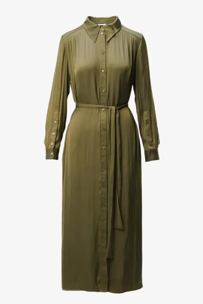 Lala Berlin Dress Derya polyester olive Bestseller