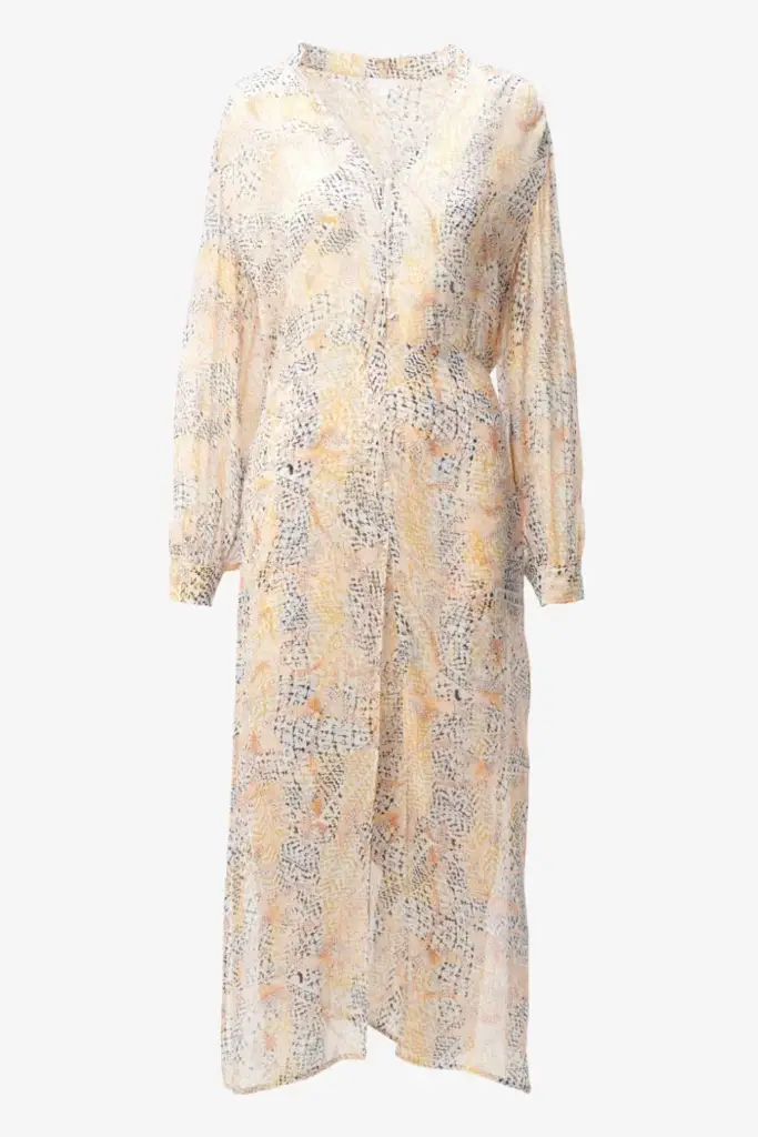 Lala Berlin Dress Deena viscose heritage garden Räumungsverkauf