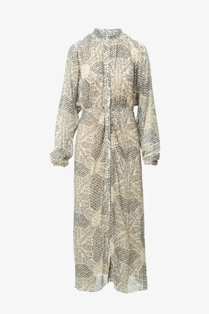 Lala Berlin Dress Dara viscose heritage star vanilla Tägliche Deals