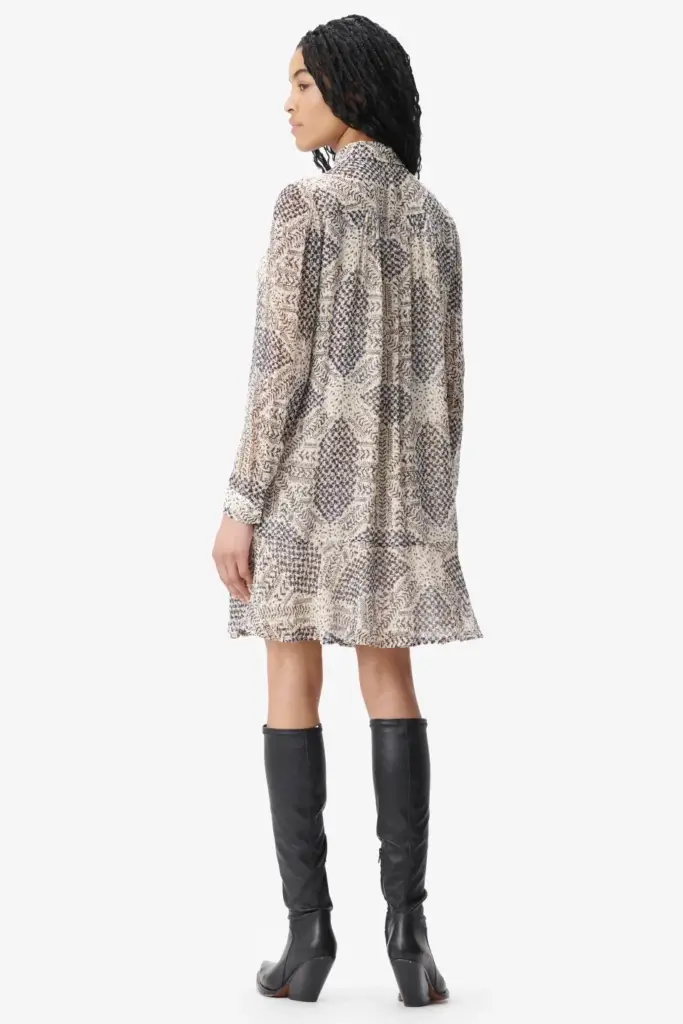 Lala Berlin Dress Dandara viscose heritage off white VIP-Rabatte