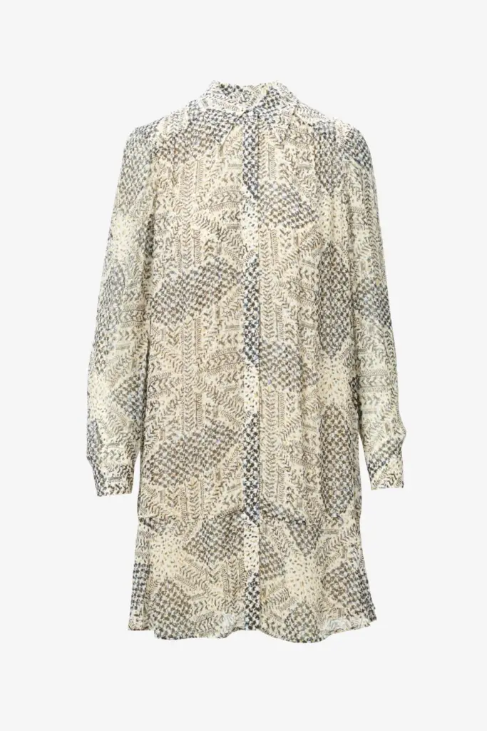 Lala Berlin Dress Dandara viscose heritage off white VIP-Rabatte