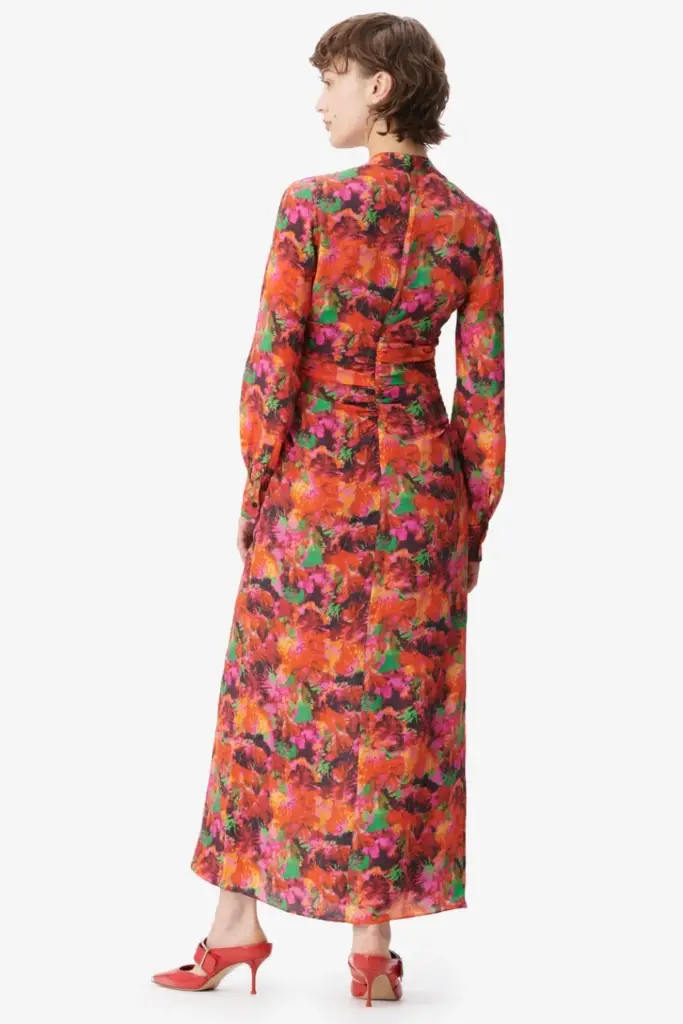 Lala Berlin Dress Damala viscose/silk blend shibori flower Super Sparpreis