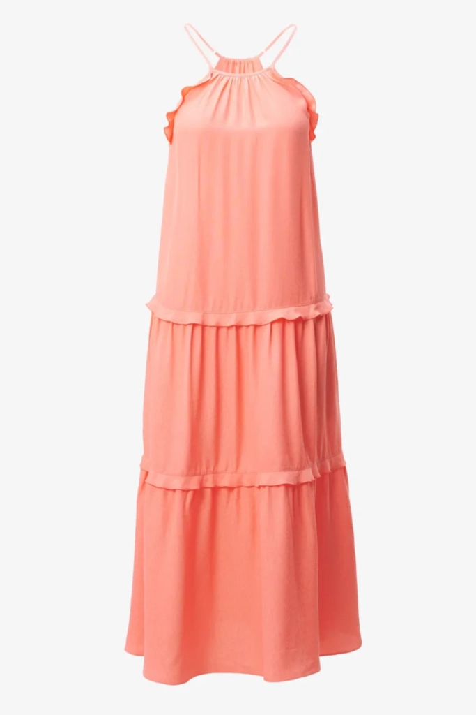 Lala Berlin Dress Daau viscose underwater melon Begrenzte Freigabe