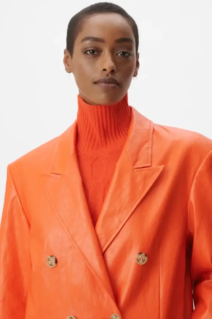 Lala Berlin Coat Odith viscose mix paprika Zeitbegrenzte Promotion