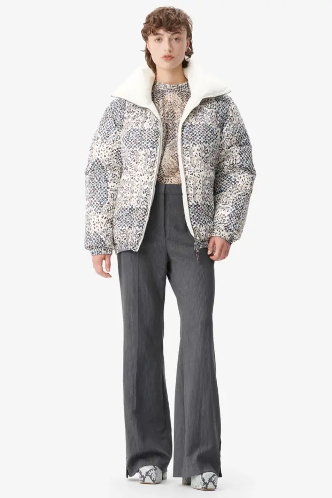 Lala Berlin Coat Odelie polyamide heritage star blue Bis zu 65% Rabatt