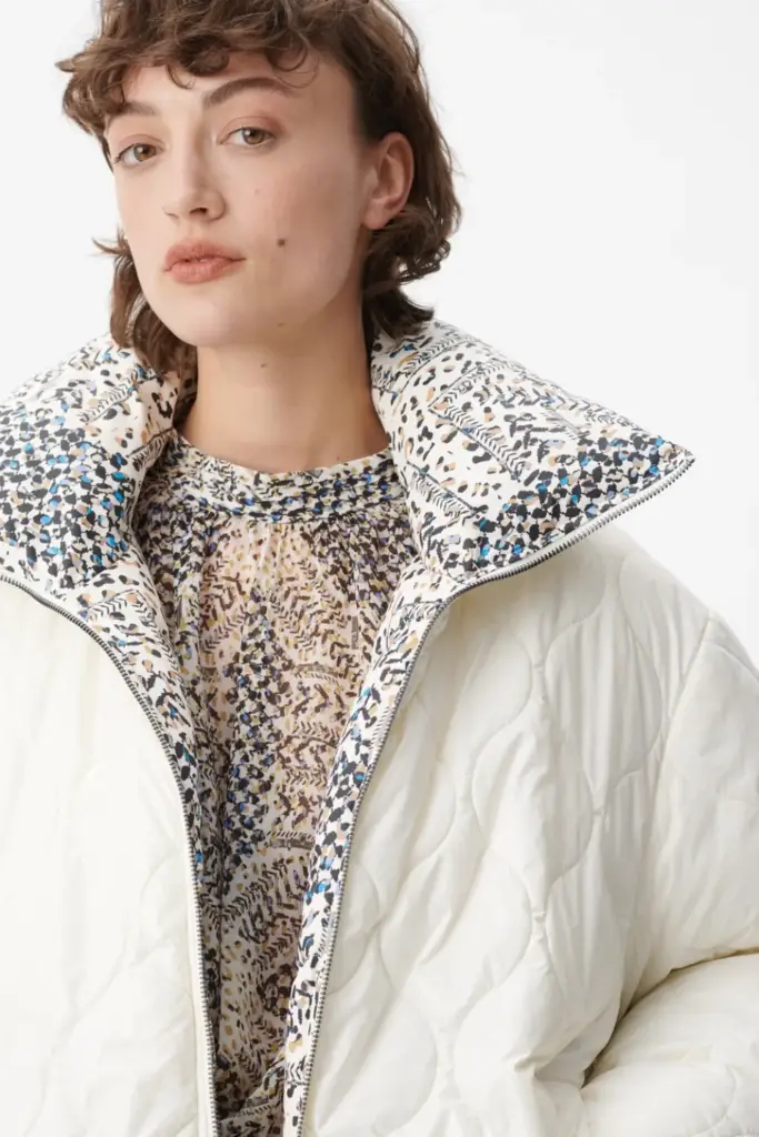 Lala Berlin Coat Odelie polyamide heritage star blue Bis zu 65% Rabatt