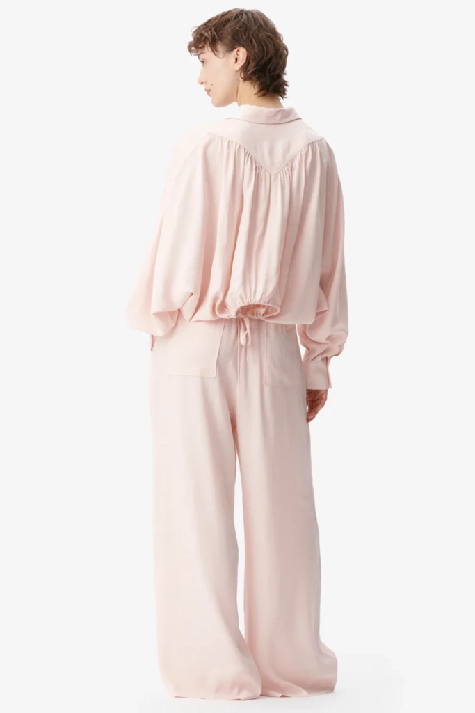 Lala Berlin Blouse Buccia viscose mix lalagram peach blush Nur für heute