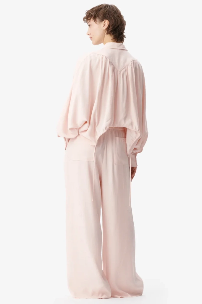 Lala Berlin Blouse Buccia viscose mix lalagram peach blush Nur für heute