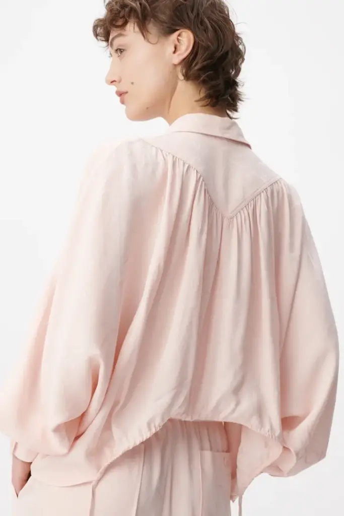 Lala Berlin Blouse Buccia viscose mix lalagram peach blush Nur für heute