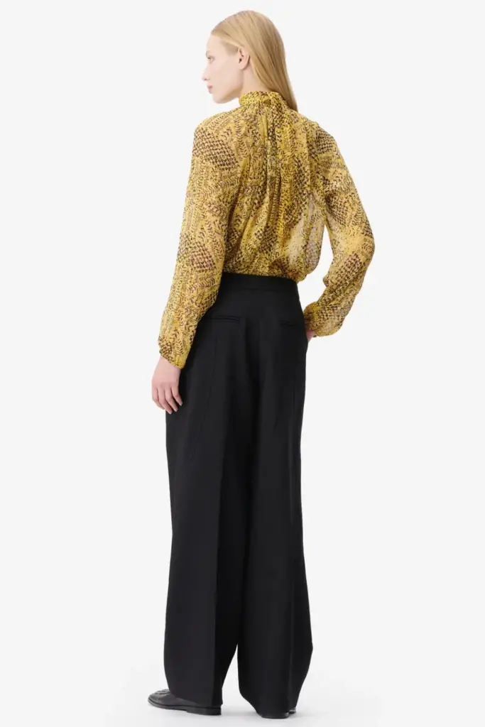 Lala Berlin Blouse Brooks viscose heritage star yellow Bis zu 55% Rabatt