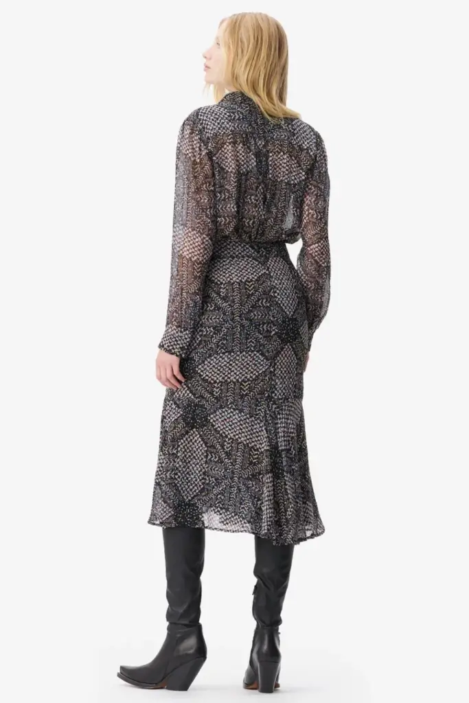 Lala Berlin Blouse Bling viscose heritage star black Nur noch ein Tag übrig