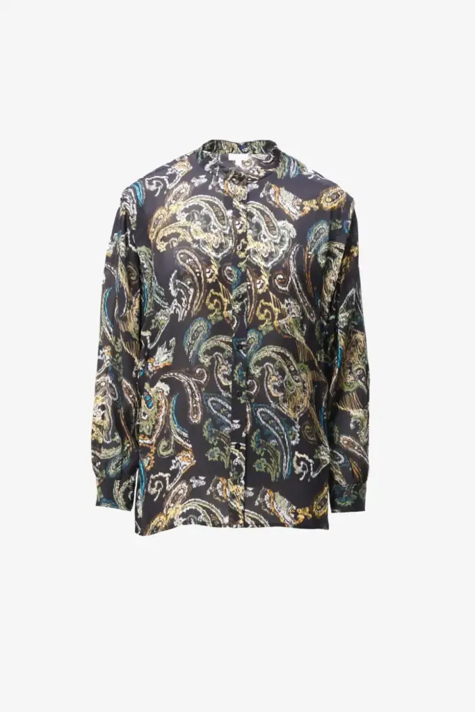 Lala Berlin Blouse Baker viscose mix paisley park Fabrikladen