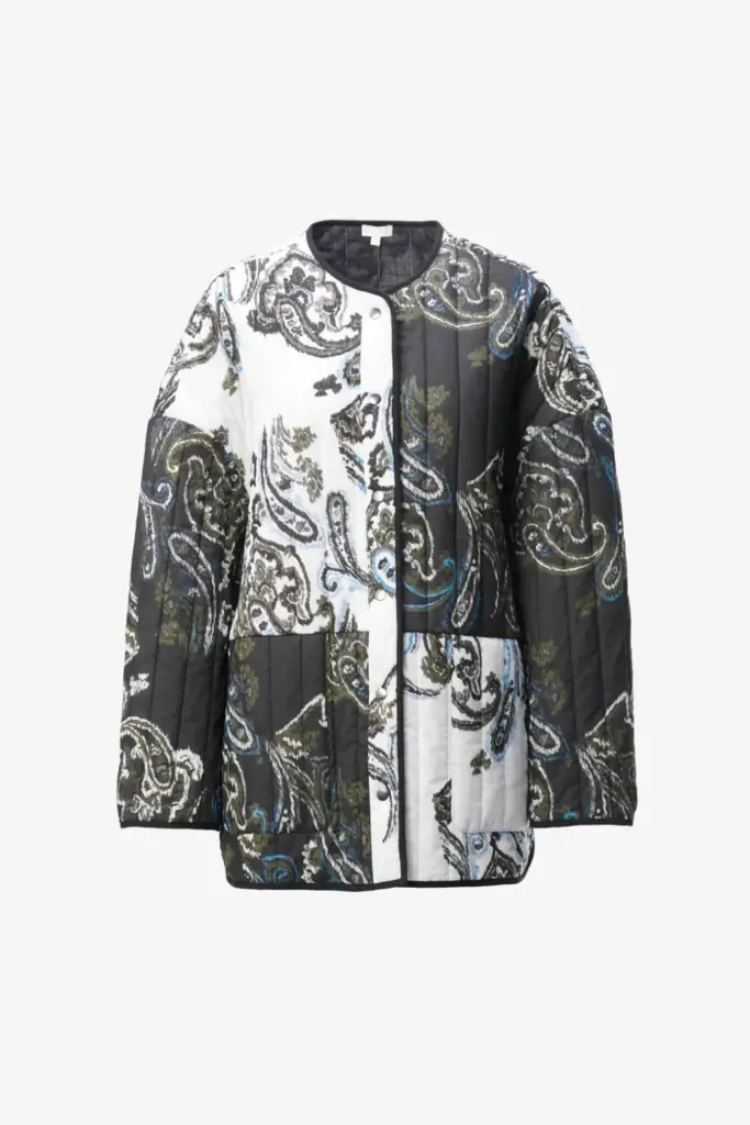 Lala Berlin Jacket Jabari cotton paisley park black/white Speichern exportieren