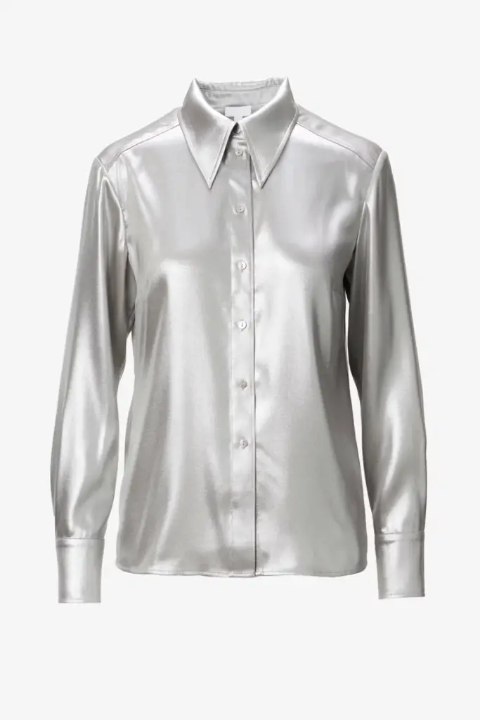 Lala Berlin Blouse Bemara polyester silver zollfrei