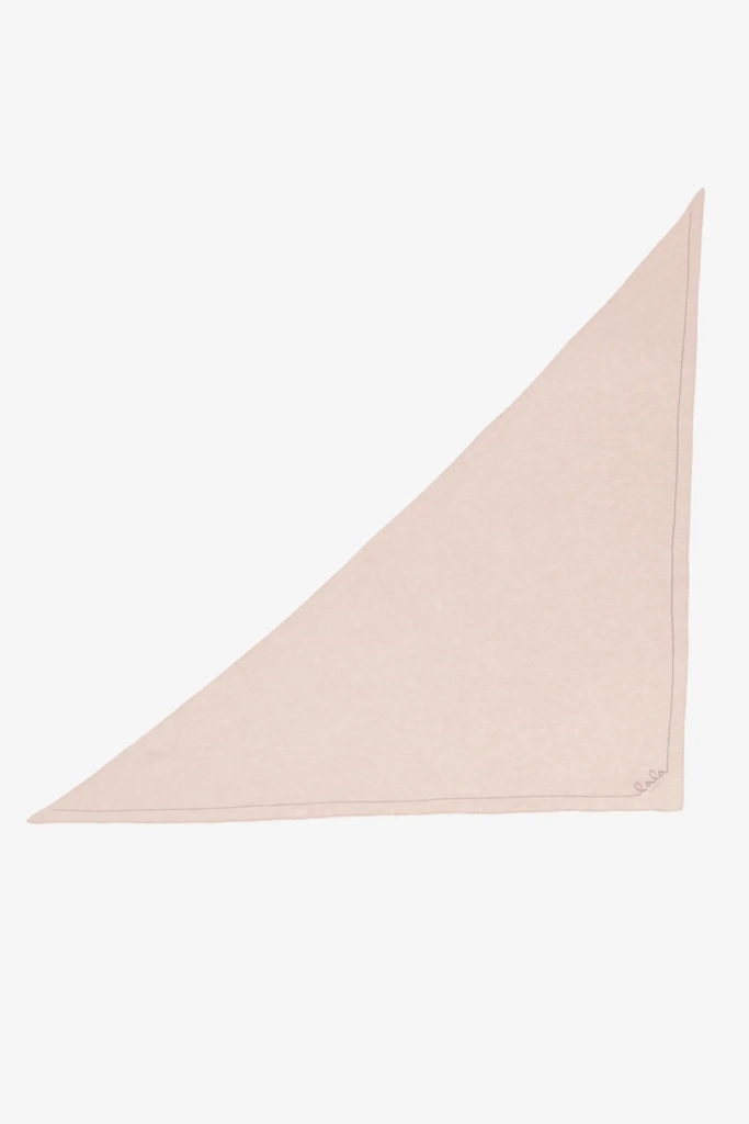 Lala Berlin Triangle Solid Logo M cashmere dune beige Auslauf